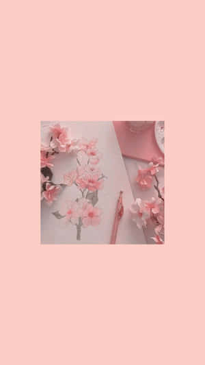 Soft, Sweet Aesthetic Baby Pink Wallpaper