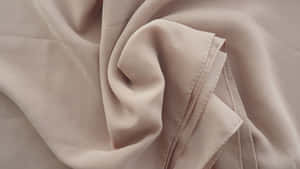 Soft Taupe Fabric Texture Wallpaper