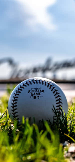 Softball All Star Game Ballon Grass Wallpaper