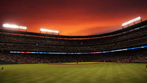 Softball Field And Arena Wallpaper