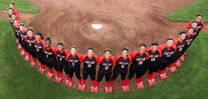 Softball Team Photograph Wallpaper