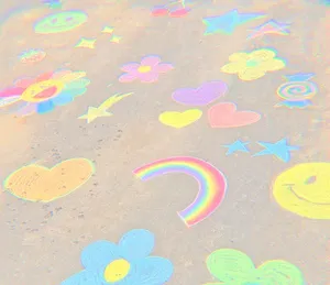 Softie Aesthetic Chalk Drawings Wallpaper