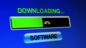 Software Download Progress Screen Wallpaper