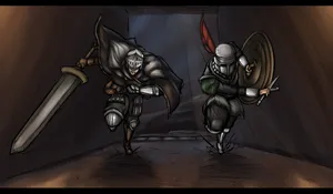 Solaire Of Astora Brings Light To The Dark Souls Wallpaper