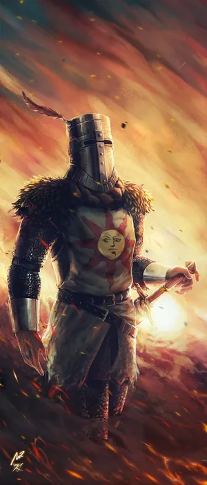 Solaire Of Astora, Emblematic Dark Souls Warrior Wallpaper