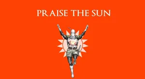 Solaire Of Astora In His Iconic Pose Wallpaper