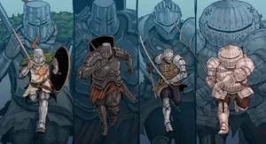 Solaire Of Astora - Praise The Sun Wallpaper