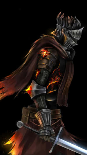 Solaire Of Astora Raising The Sun In A Glorious Moment. Wallpaper