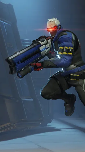 Soldier 76 Unleashing Fury Wallpaper