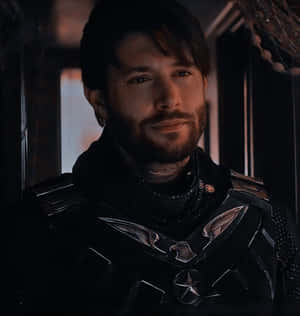 Soldier Boy Smiling Portrait Wallpaper