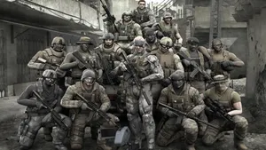 Soldier Solid Snake Troupe Metal Gear 4k Wallpaper