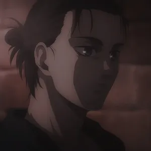 Solemn Eren Yeager Pfp Wallpaper