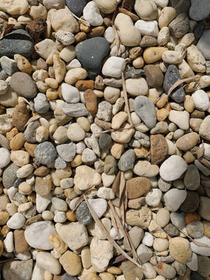 Solid Pastel Color Brown Grey Pebbles Wallpaper