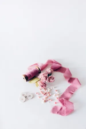 Solid Pastel Color Pink Yarn Wallpaper