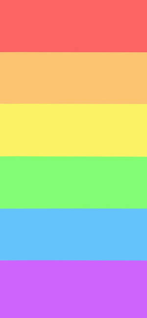 Solid Stripes Pastel Rainbow Background Wallpaper