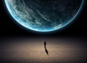 Solitary Man On Earth Wallpaper