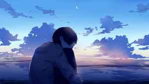 Solitary_ Twilight_ Anime_ Scene Wallpaper