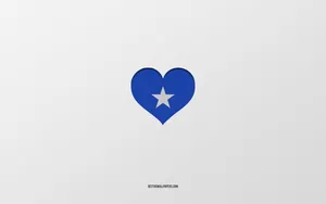 Somalia Simple Heart Wallpaper
