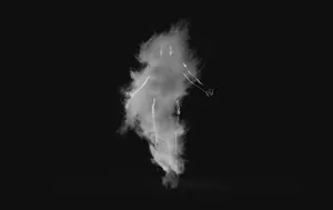 Somatic Minimalist Smoke Wallpaper