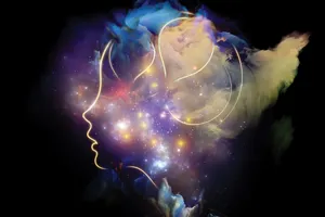 Somatic Woman Outline Art Wallpaper