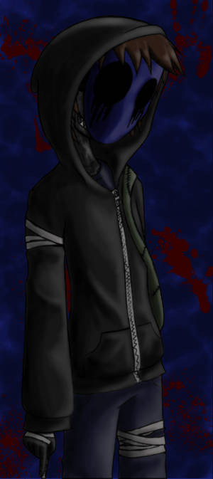 Somber Eyeless Jack Digital Art Wallpaper