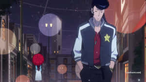 Somber Space Dandy Wallpaper