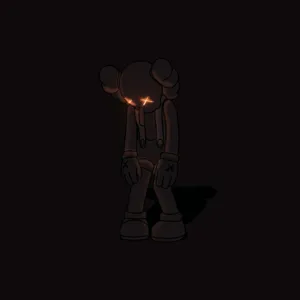 Somber Teddy Bear Wallpaper