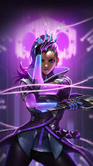 Sombra's Stealth In Action In Overwatch Wallpaper