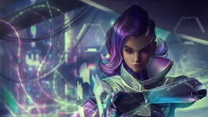 Sombra, The Stealthy Hacker From Overwatch Wallpaper