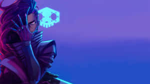 Sombra The Stealthy Hacker In Overwatch Wallpaper