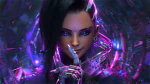 Sombra Unleashed - Overwatch's Master Hacker Wallpaper