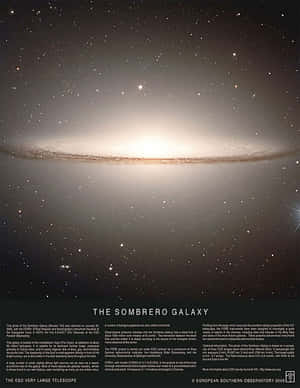 Sombrero Galaxy Astronomical Photograph Wallpaper
