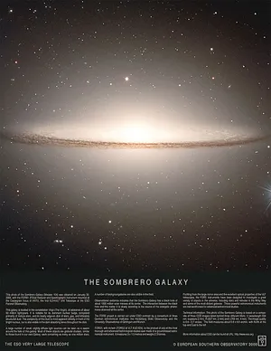 Sombrero Galaxy Astronomical Photograph Wallpaper