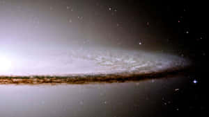 Sombrero Galaxy Side View Wallpaper