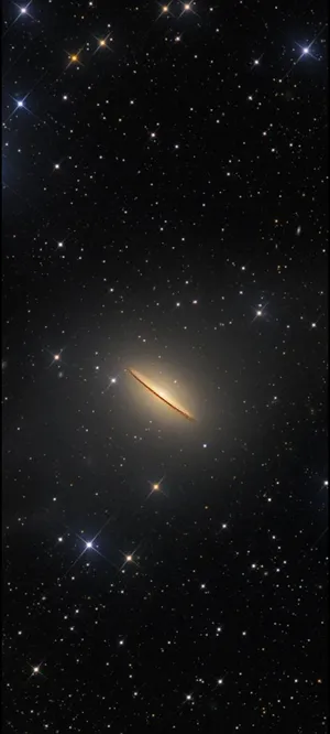 Sombrero Galaxy Stellar Panorama Wallpaper