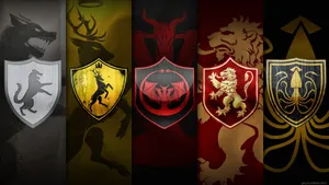 Some Of The Great Houses Of Westeros Wallpaper