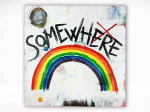 Somewhere Rainbow Graffiti Art.jpg Wallpaper