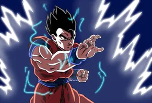 Son Gohan Preparing Attack Wallpaper