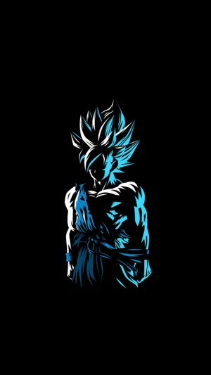 Son Goku 2k Amoled Wallpaper