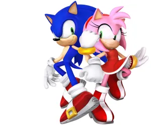 Sonic And Amy's Adventure Wallpaper