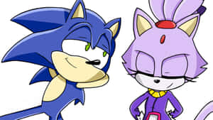 Sonic And Blaze Adventure In High Definition Wallpaper