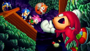 Sonic_and_ Friends_ Adventure_in_ Mystic_ Cave Wallpaper