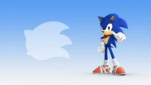 Sonic And Friends In An Action-packed Scene Wallpaper
