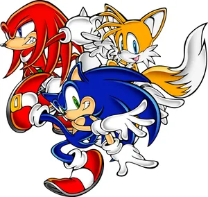 Sonic And Knuckles - Classic Adventure Wallpaper