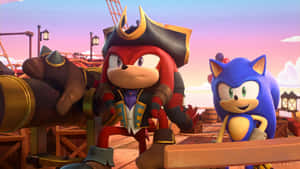 Sonic_and_ Pirate_ Knuckles_ Sonic_ Prime Wallpaper