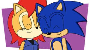 Sonic And Sally - A Powerful Duo Wallpaper