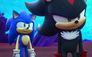 Sonic_and_ Shadow_ Stare Down Wallpaper