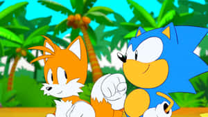 Sonic And Tails Adventures Wallpaper