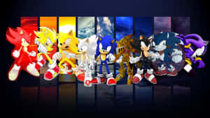 Sonic And Tails In Action Wallpaper