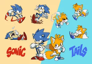 Sonic And Tails In High Definition Wallpaper